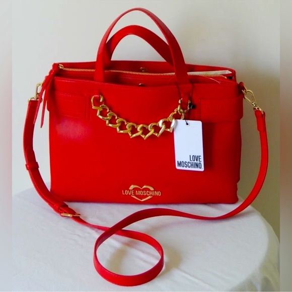 Love Moschino Handbags - Love Moschino Borsa Satchel two way bag NWT